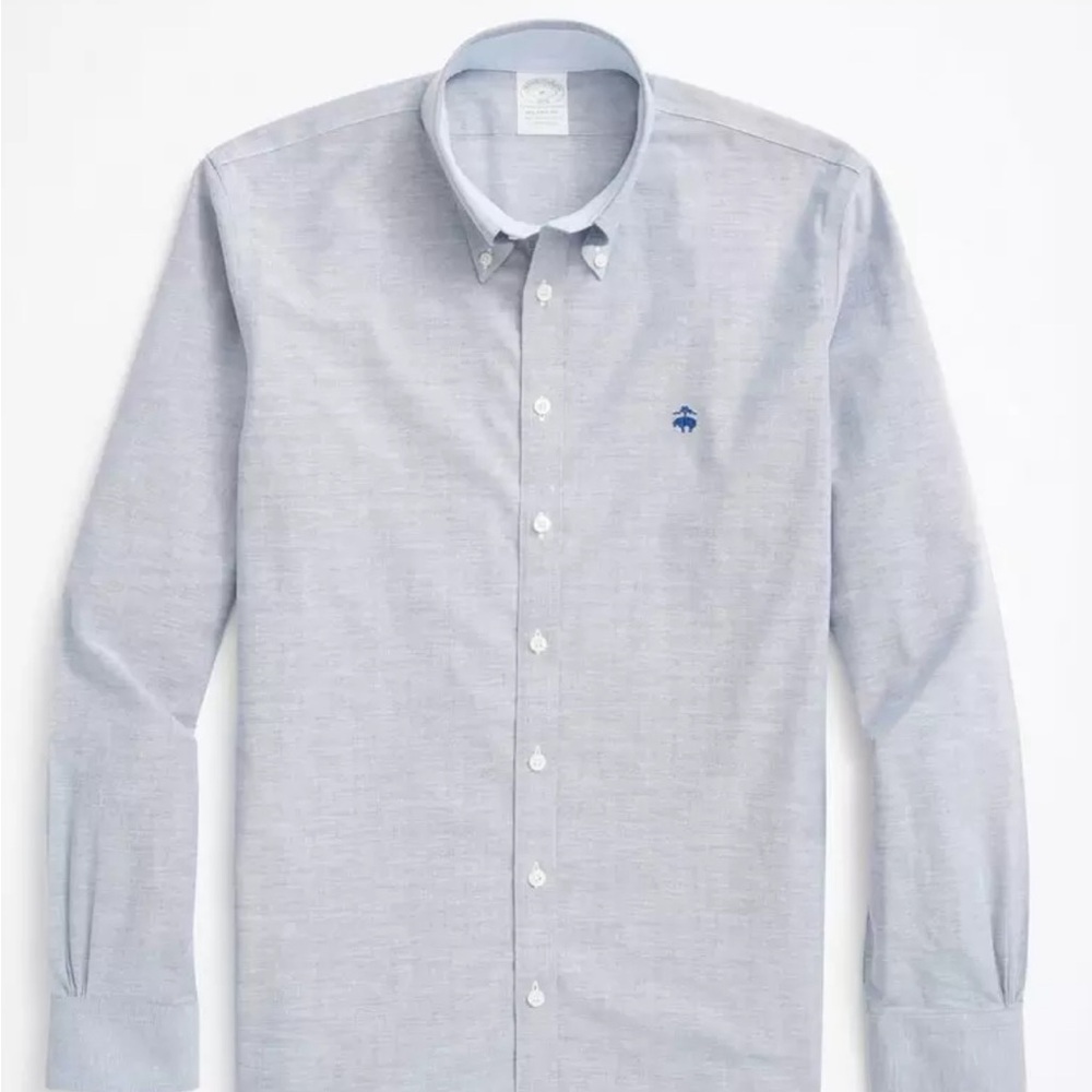 Brooks Brothers Dress Shirt Slim Fit Blue (L)